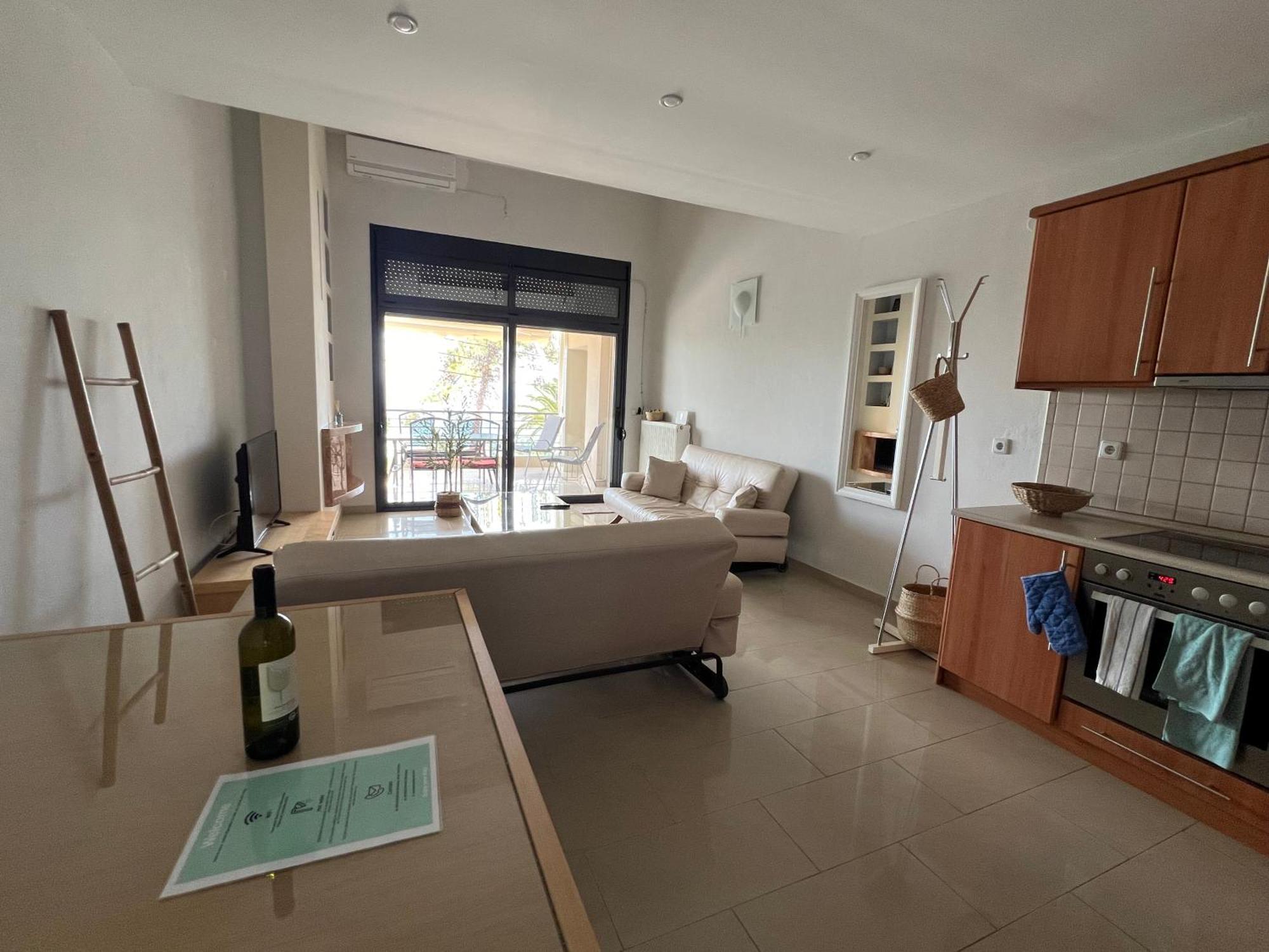 Two-Storey Beachfront Maisonette Toroni Exterior photo